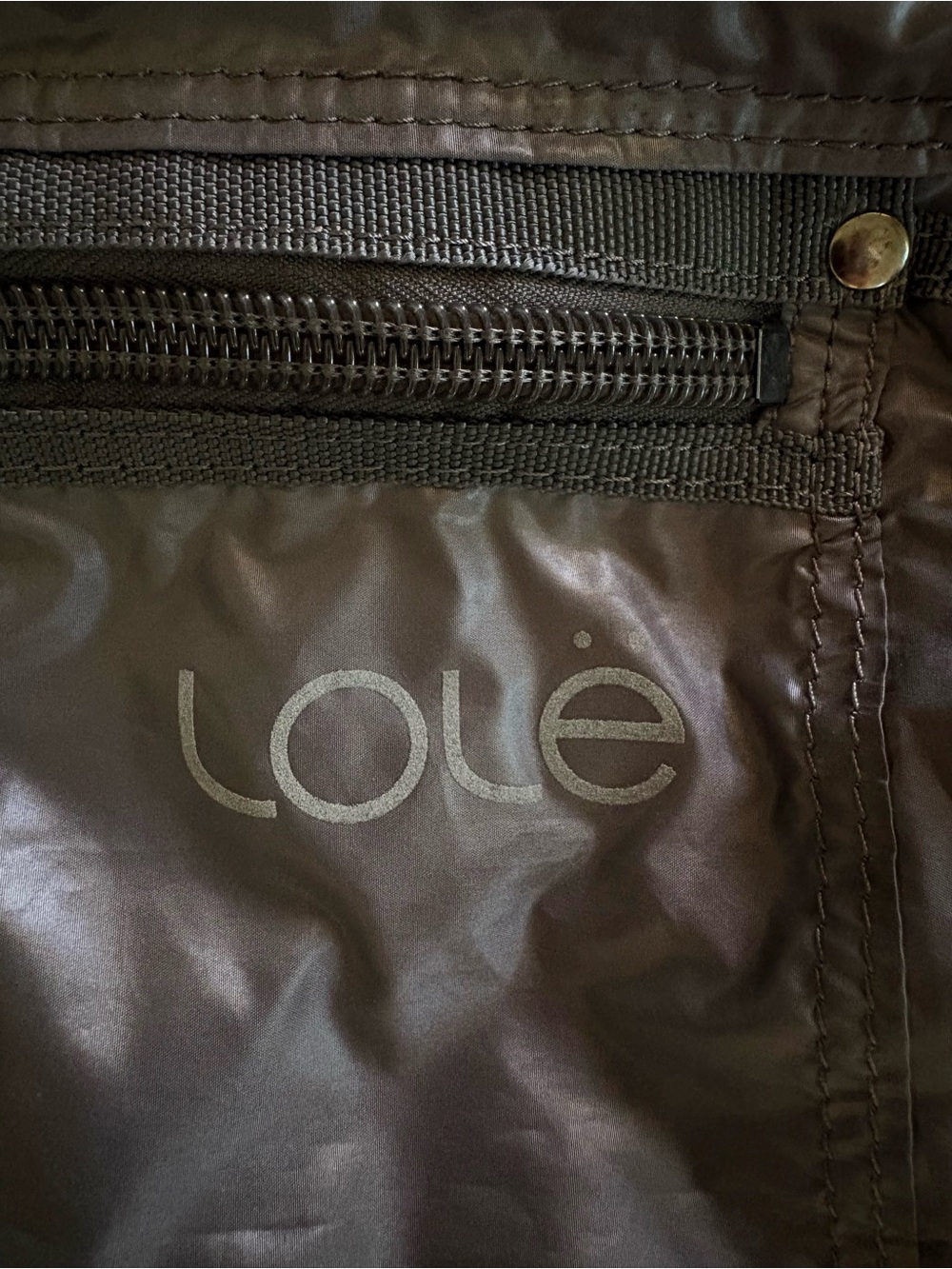 LOLE YOGA MAT BAG UNZIPS TO CONVERT TO GYM BAG GRAY SHOULDER STRAPS CARRY LIGHT - Picture 2 of 8